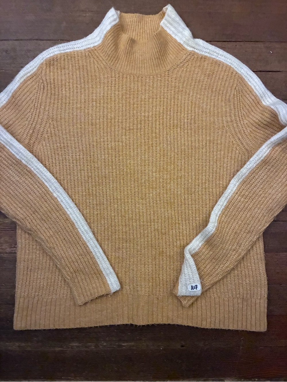 Vintage 2001 Y2K Abercrombie & Fitch Colorblock Sweater Women Medium
